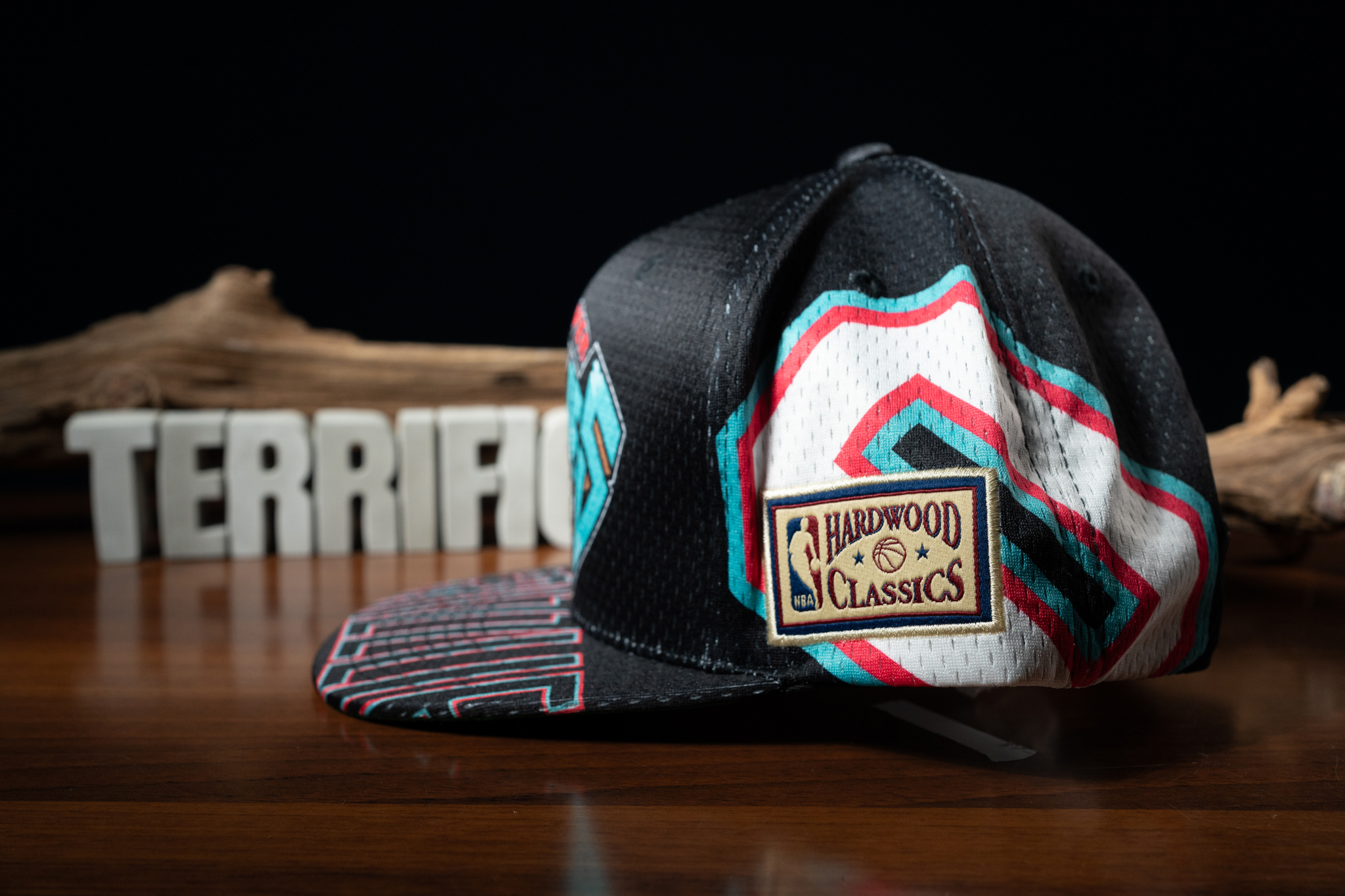 NBA帽子 Memphis Grizzlies 曼菲斯灰熊 Big Face 染印大圖 黑圖騰 棒球帽 M&N 可調式 全新