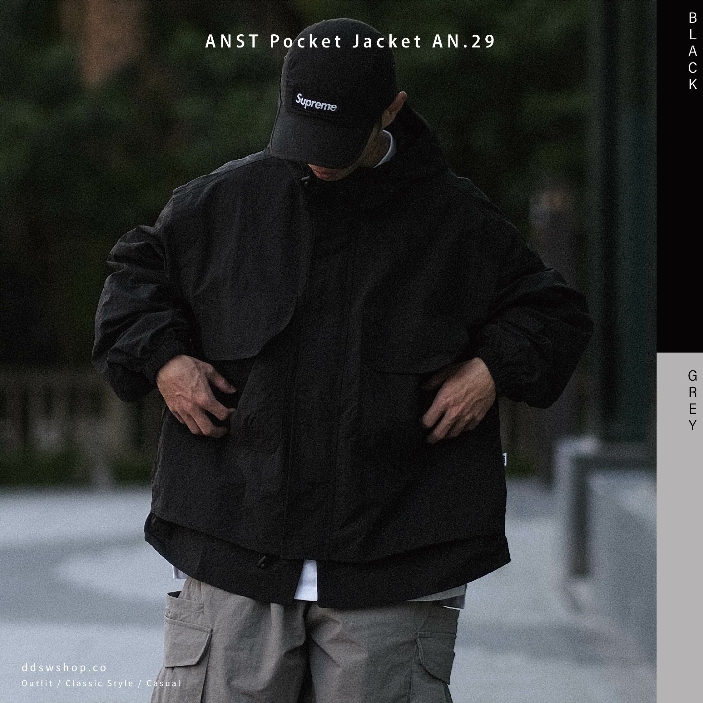 ANST 層次感口袋連帽外套 AN.29