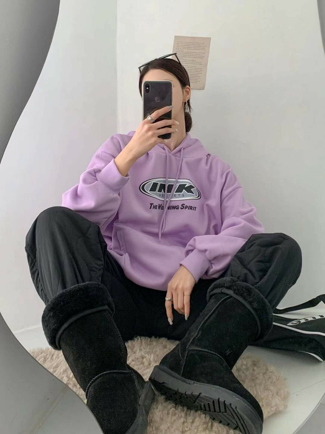 🇰🇷韓國INK帽T（內刷毛）