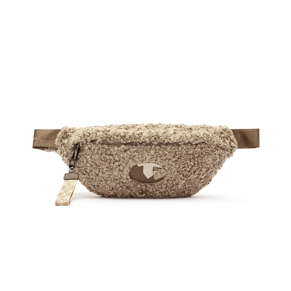 中性-絨毛LOGO腰包-褐色（U3DACPU31S1）