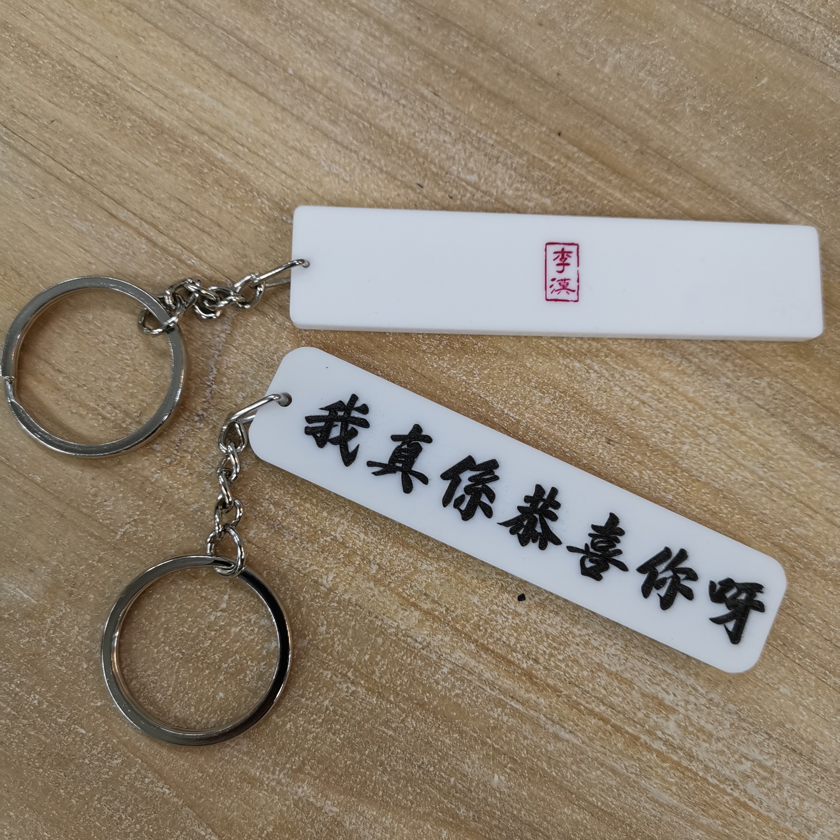 李漢港楷 「我真係恭喜你呀」- 匙扣