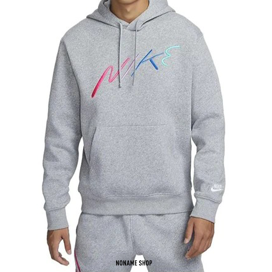 NIKE CLUB+ HOODIE 帽T 刺繡 漸層 兩色 (男款)