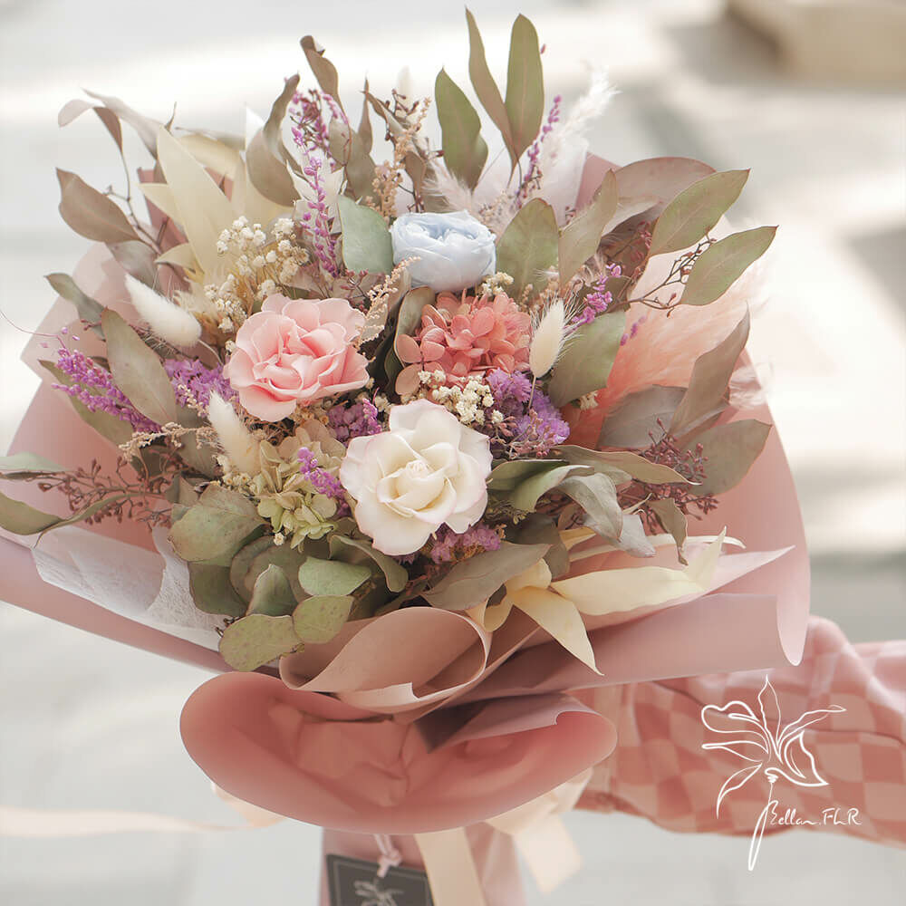 【春意扶疏】小型永生乾燥花束