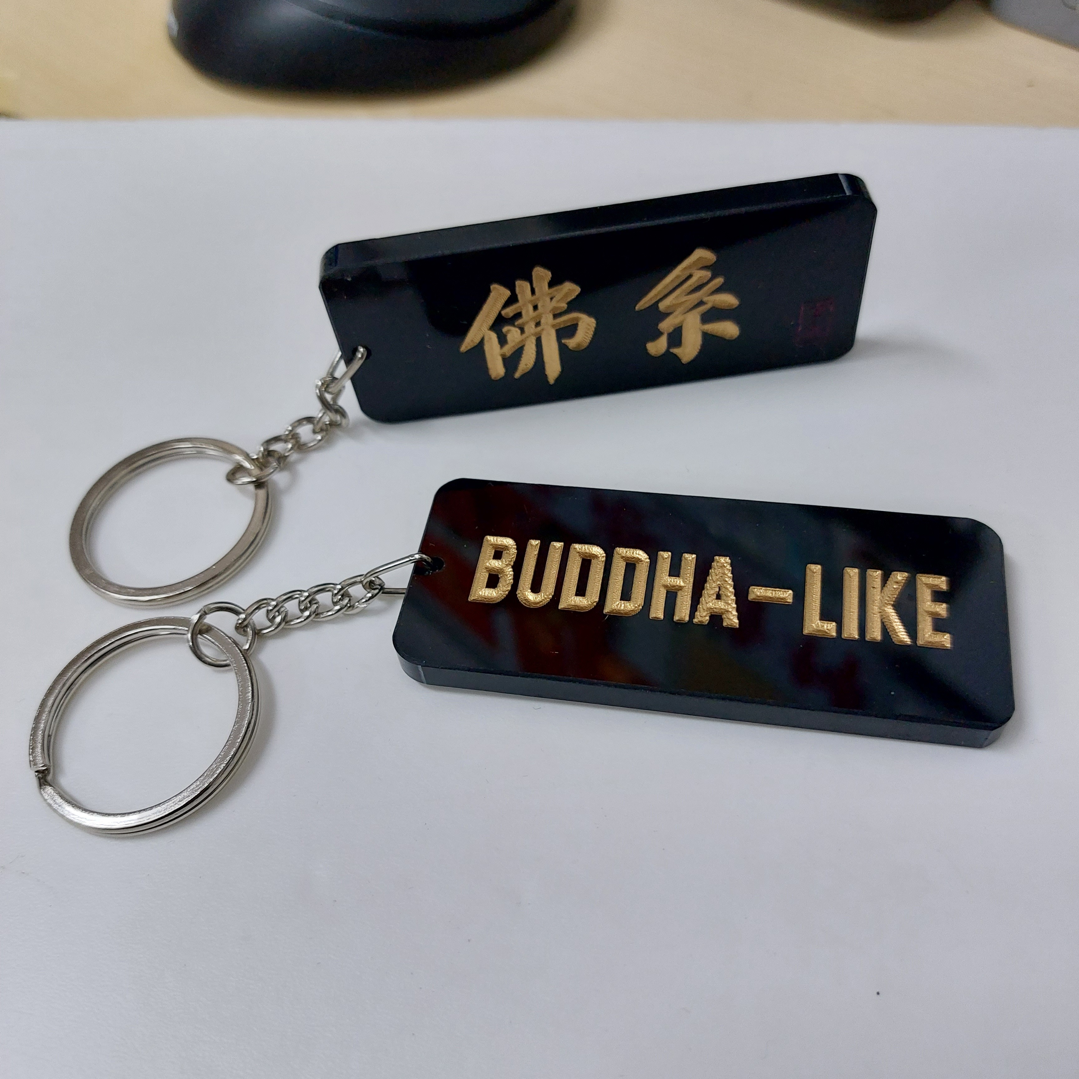 李漢港楷 「佛系」- 匙扣