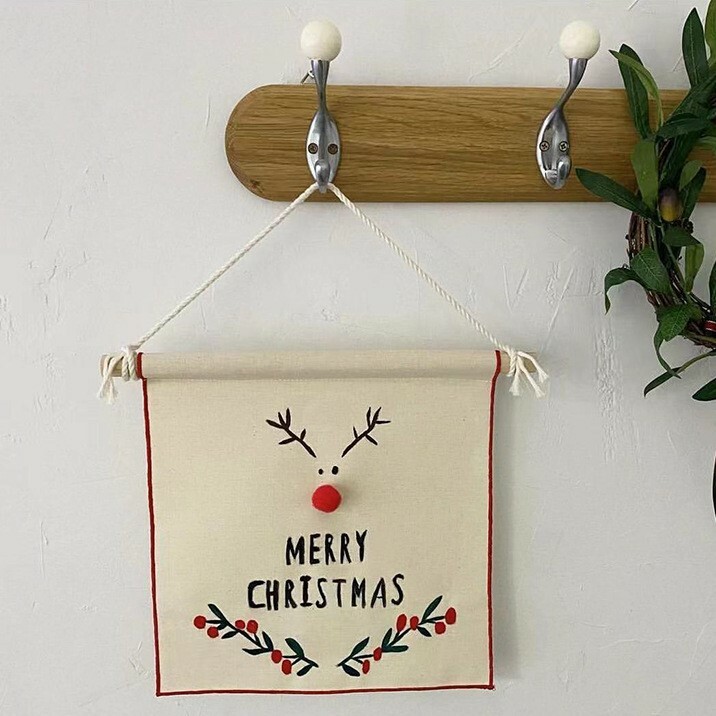 《3355》聖誕節聖誕裝飾拉旗