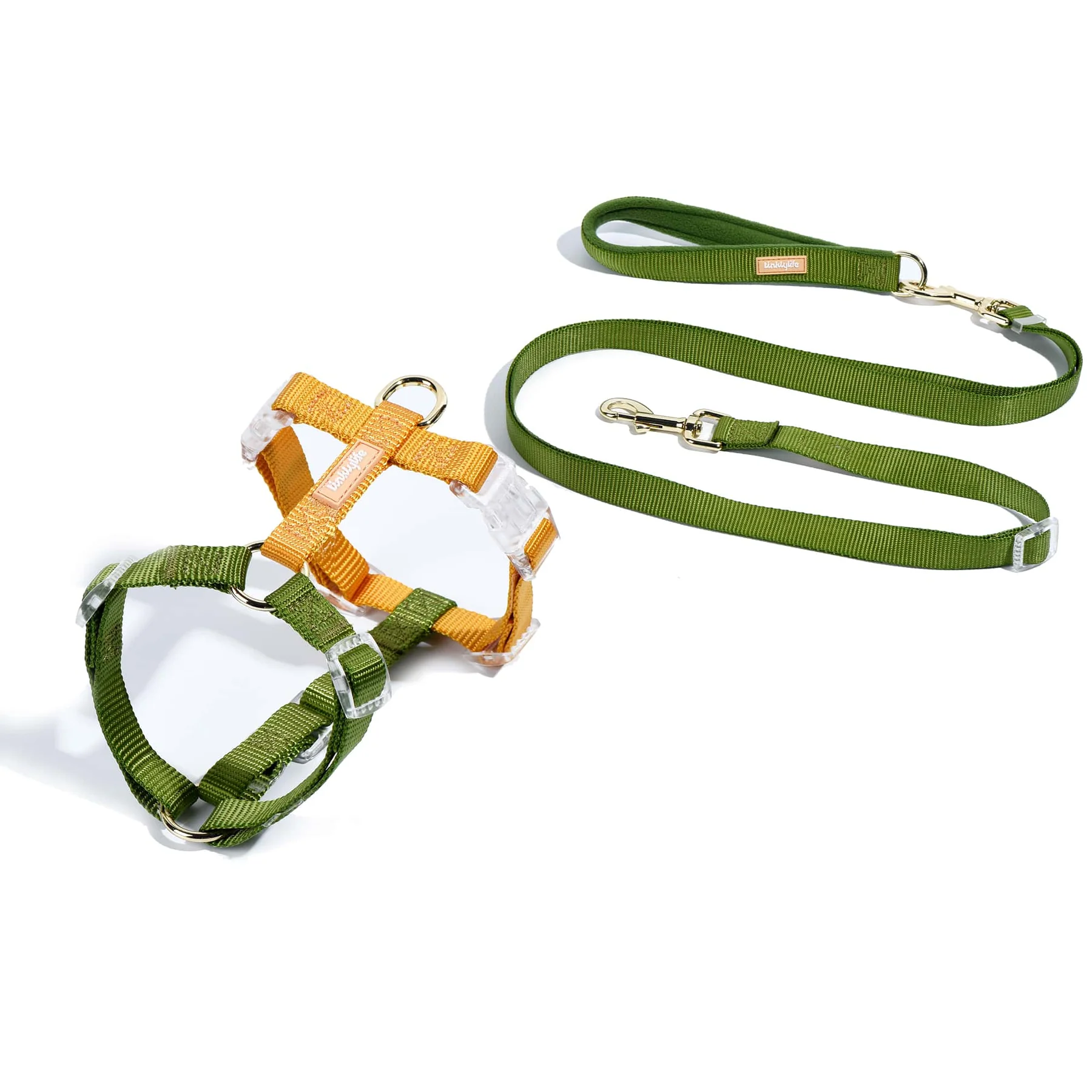 Tinklylife Rainbow Easy Walk Harness+Leash Central Park