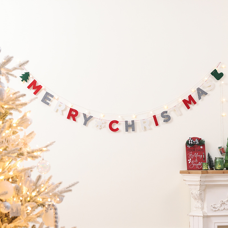 《3356》聖誕節布置裝飾掛旗