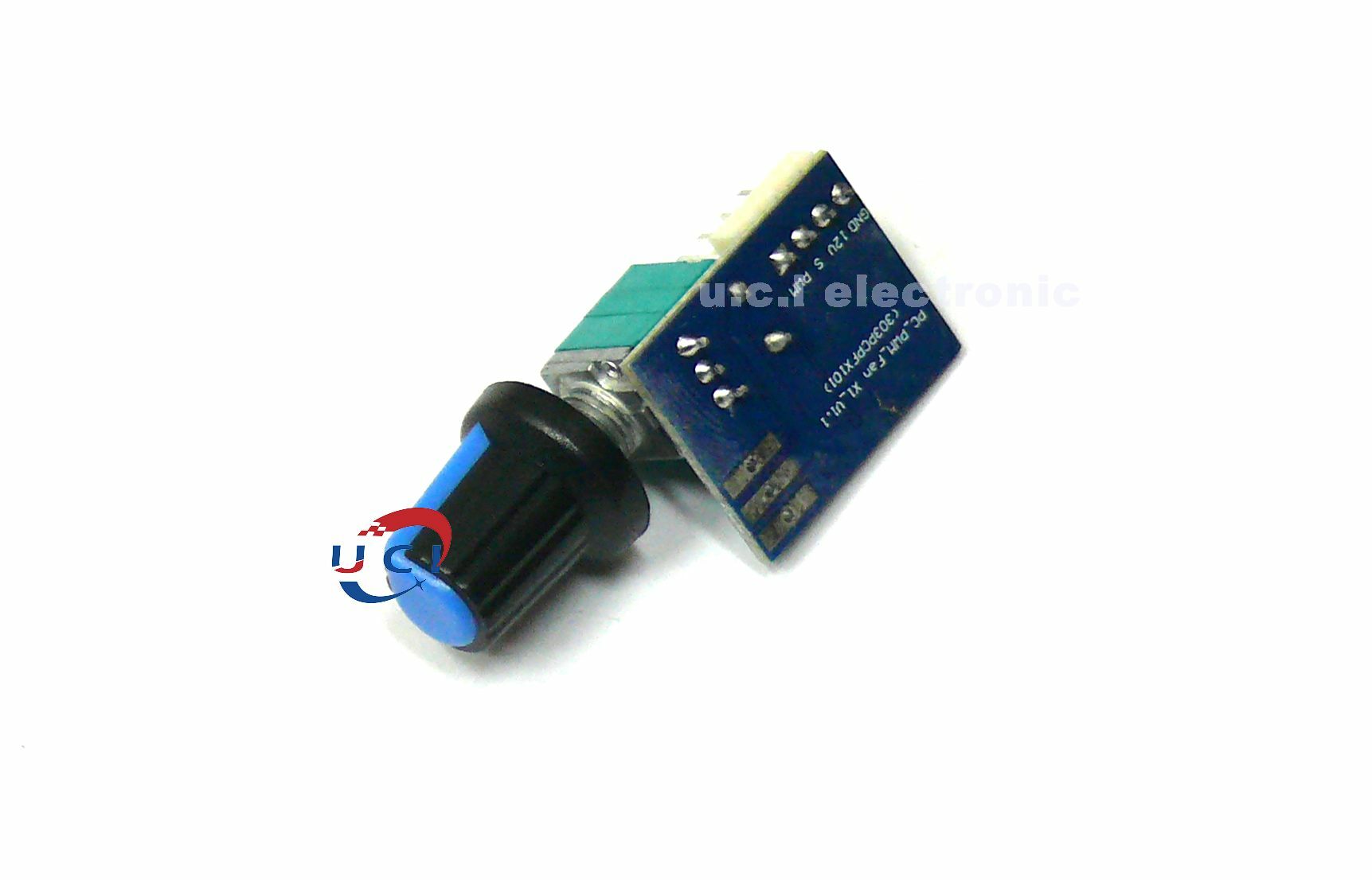 【UCI電子】 (E-13) PWM調速控制器 12V單路風扇調速器 4針小功率電腦主機殼風扇