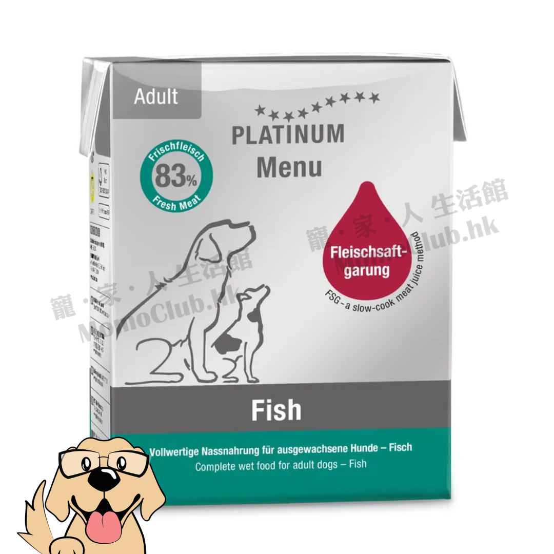 Platinum 白金 - 無穀物鮮全魚肉濕糧 375g [犬用]