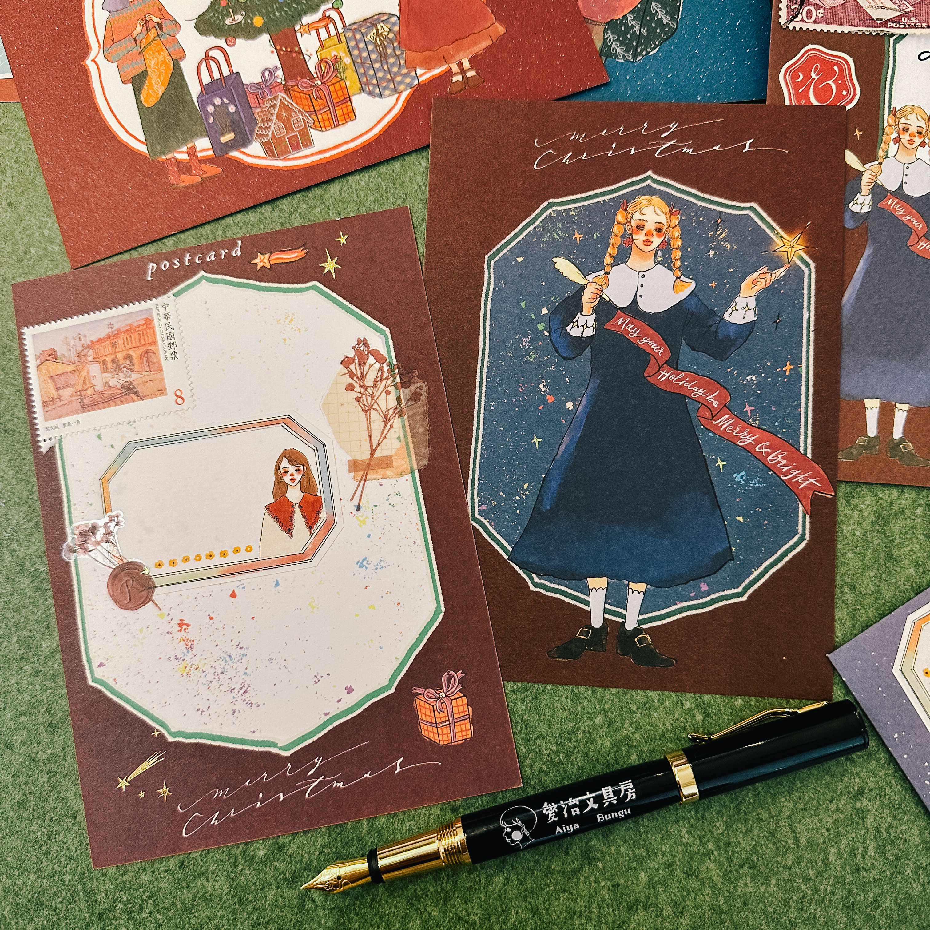 聖誕魔法學院 祝福魔法 明信片 聖誕卡｜甜蜜生活