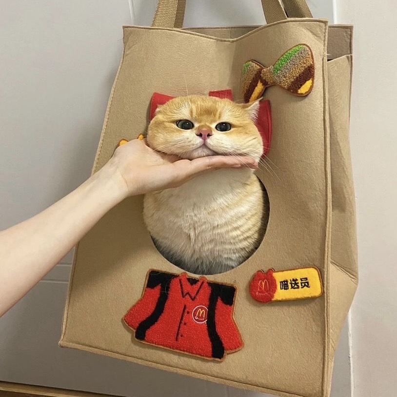 【超限量】McDonald's 麥當勞 貓窩 貓袋 外出袋 手提袋