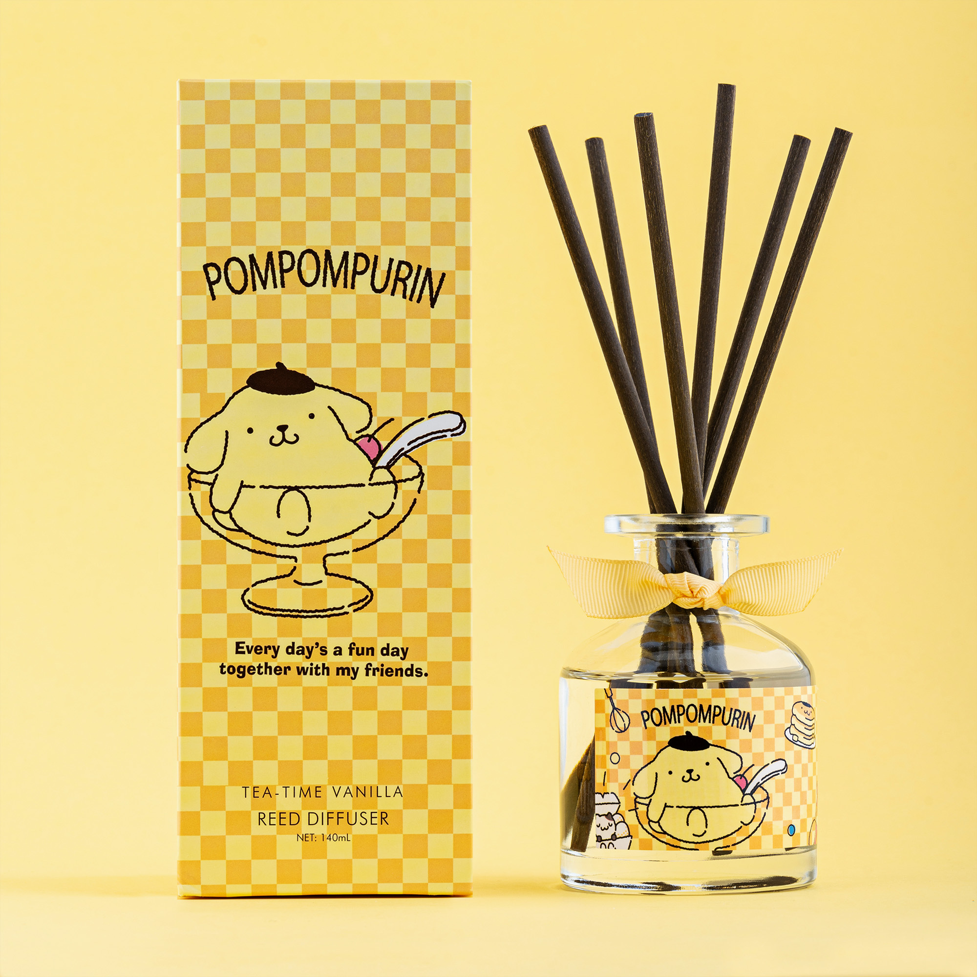 布丁狗 - 室內香薰棒套裝 (香草下午茶) 130ml