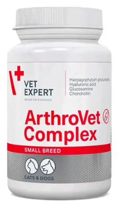 VetExpert ArthroVet HA Complex Small Breed & Cats 60 Twist-Off Capsules (5 bottle)