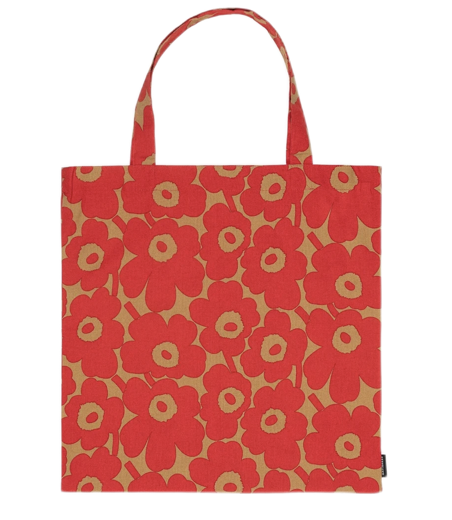 正方Tote | Mini Unikko tote red/beige