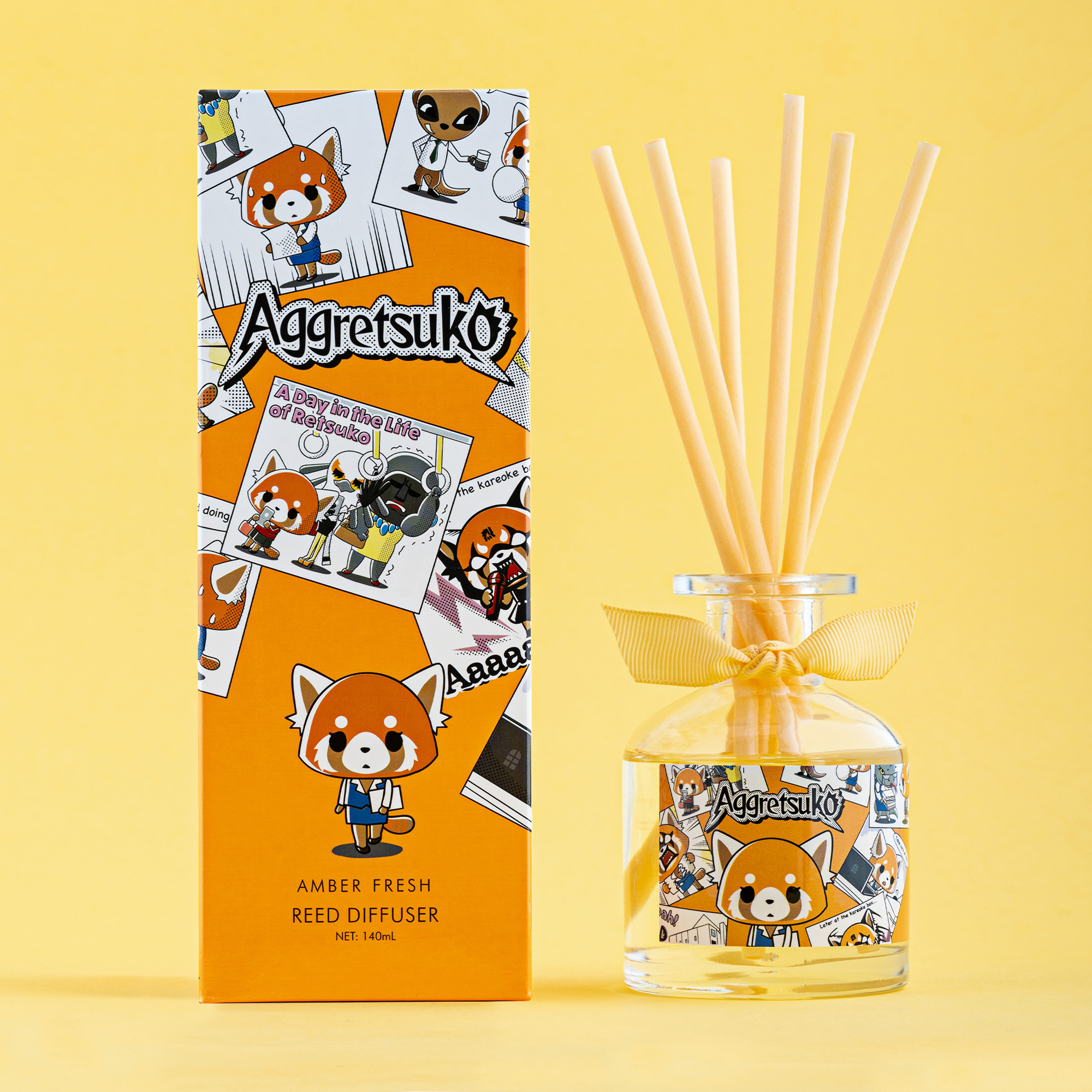 烈子 - 室內香薰棒套裝  (清新琥珀) 130ml