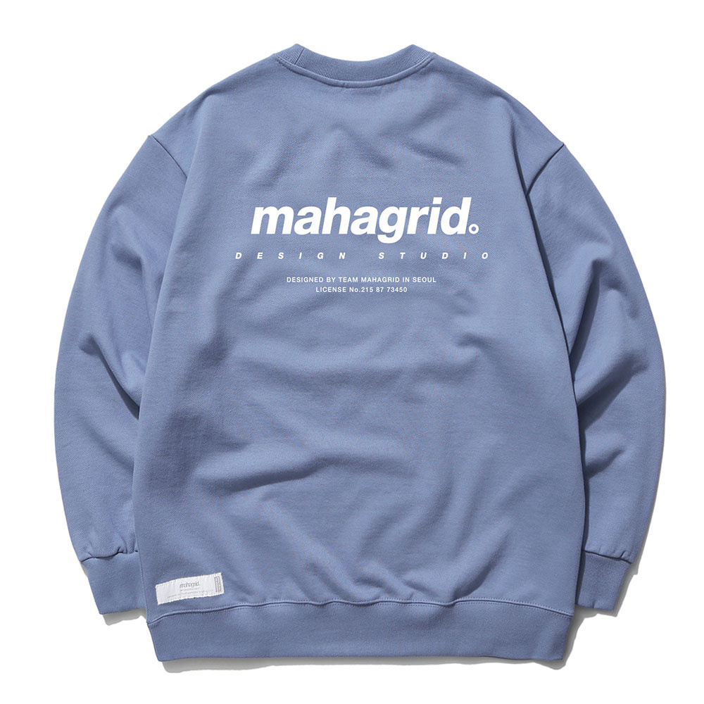(現貨) MAHAGRID - ORIGIN LOGO CREWNECK [BLUE]