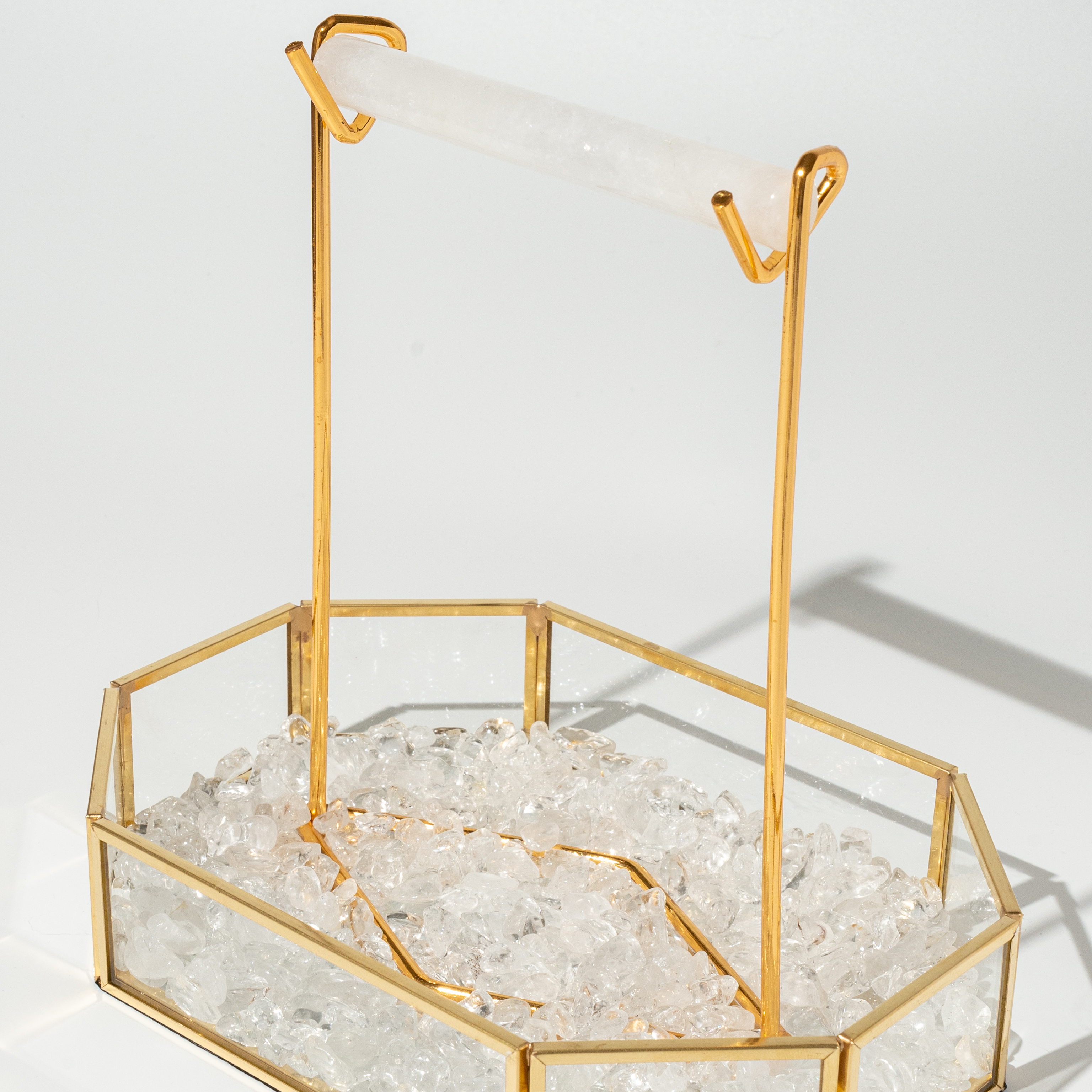 白水晶消磁架/八角盤