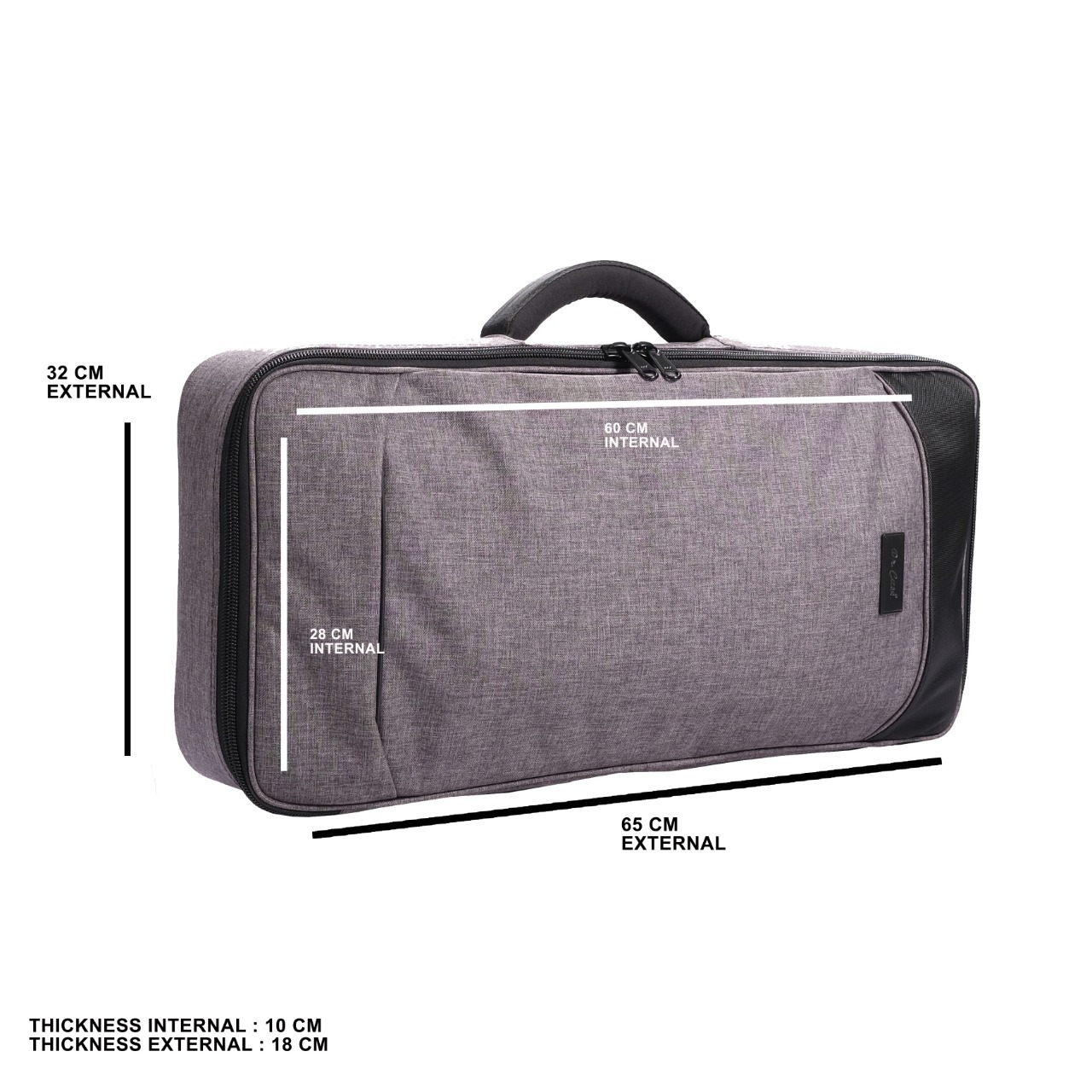 Dr Case EF-Portage2.0 PREMIUM EFFECT CASE 效果器袋(大) DRLS-351黑色 Dr Case EF-Portage2.0 PREMIUM EFFECT CASE 效果器袋(大) DRLS-351黑色 / DRLS-410灰色 第 4 張圖片｜三峽效果器