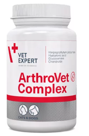 VET EXPERT ArthroVet HA Complex 60 tablets - preparation for joints for dogs and cats (4 bottles)