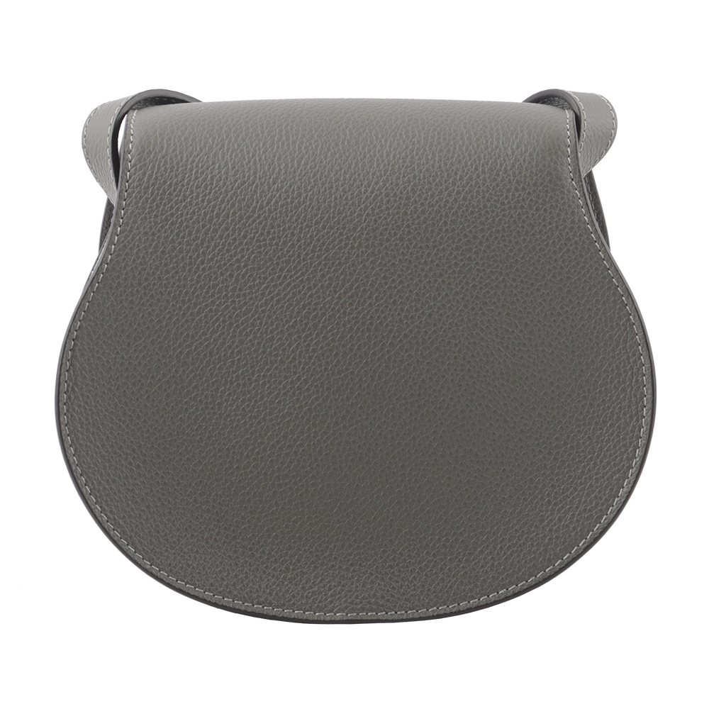 【CHLOE'】Small Marcie 粒面牛皮鈴鼓包(象灰色) CHC22AS680I31 066