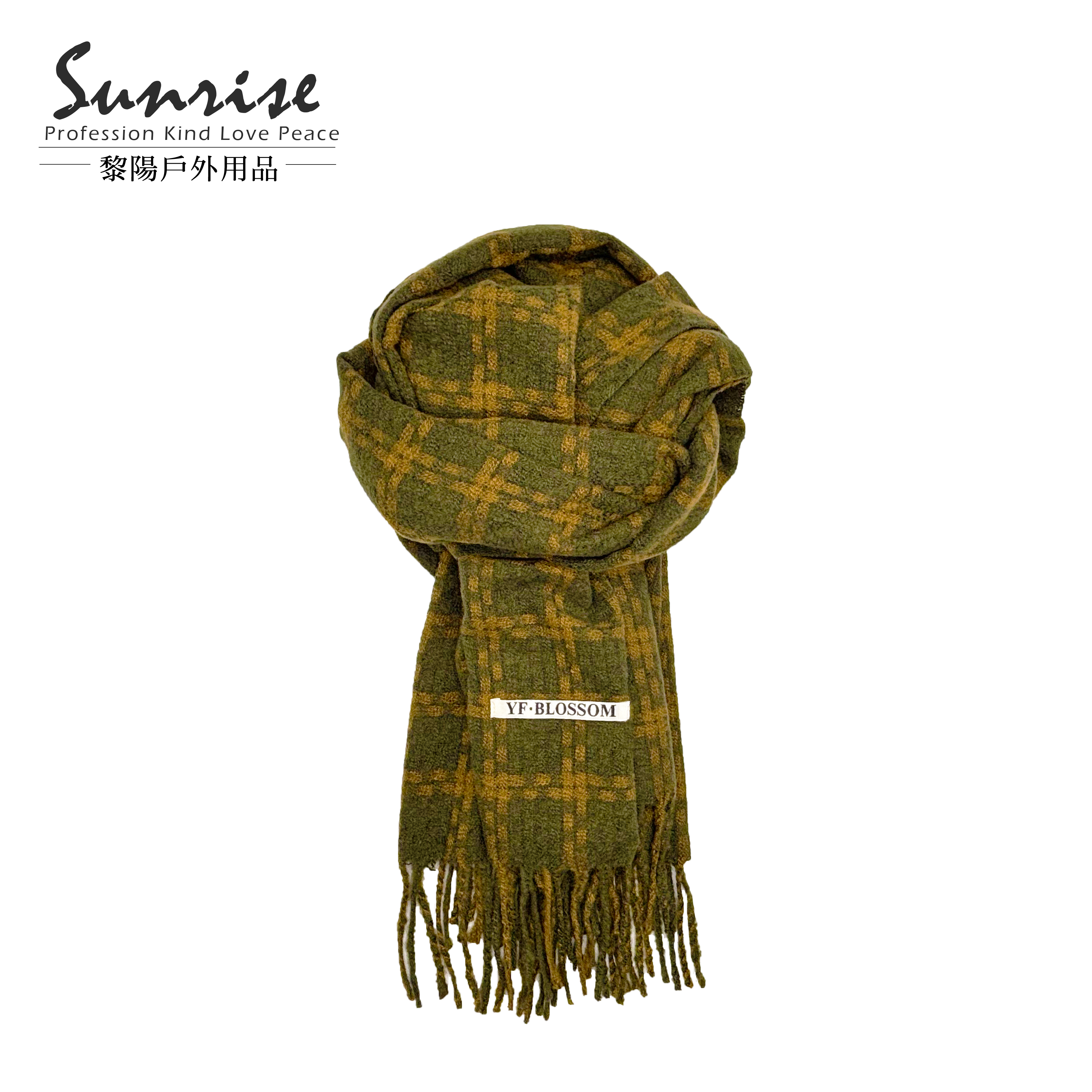 撞色線條保暖圍巾 (4色) 圍巾/保暖/圍脖/休閒旅遊 43CXZ27566