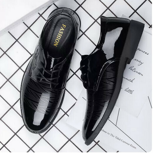 Formal soft-soled suit leather shoes C88