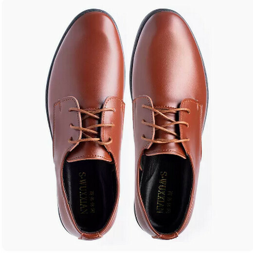 Formal soft-soled suit leather shoes (H style) plus velvet