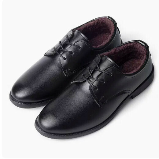Soft sole inner heightening leather shoes (P12 plus velvet style)