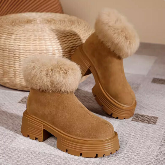 fleece warm cotton boots