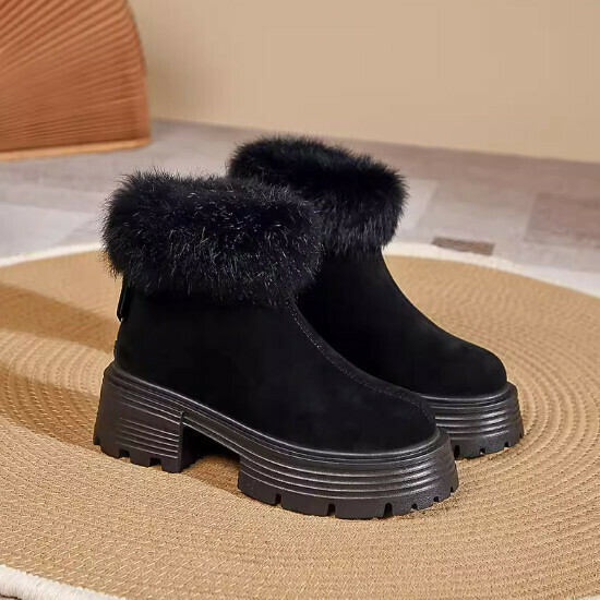 fleece warm cotton boots