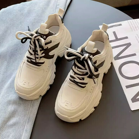 Versatile thick sole dad shoes