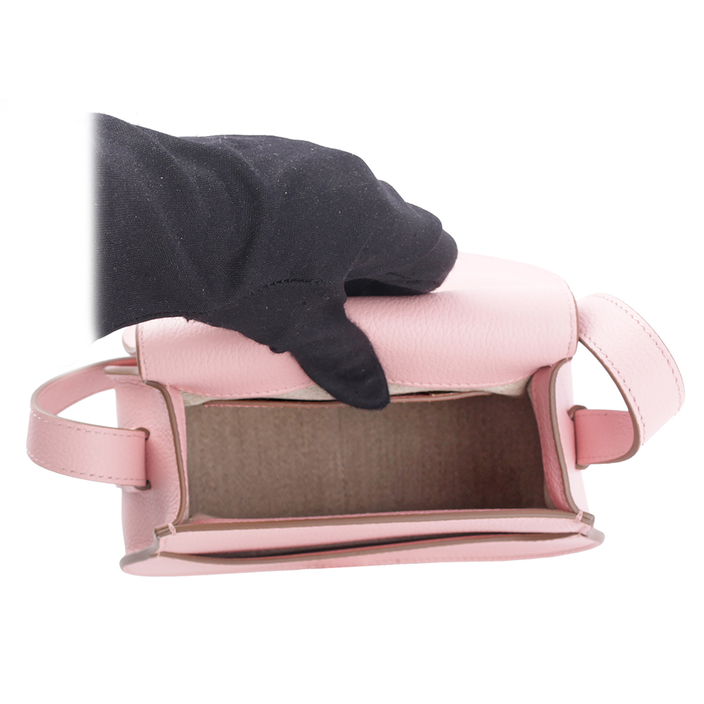 【CHLOE'】Small Marcie 粒面牛皮鈴鼓包(花瓣粉) CHC22AS680I31 6L8