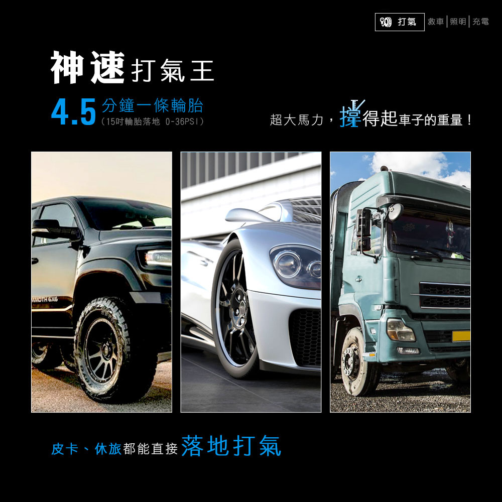 【Philo 飛樂】Q12 行車救援王 多功能救車&打氣機 快充特仕版 -  Webike摩托百貨