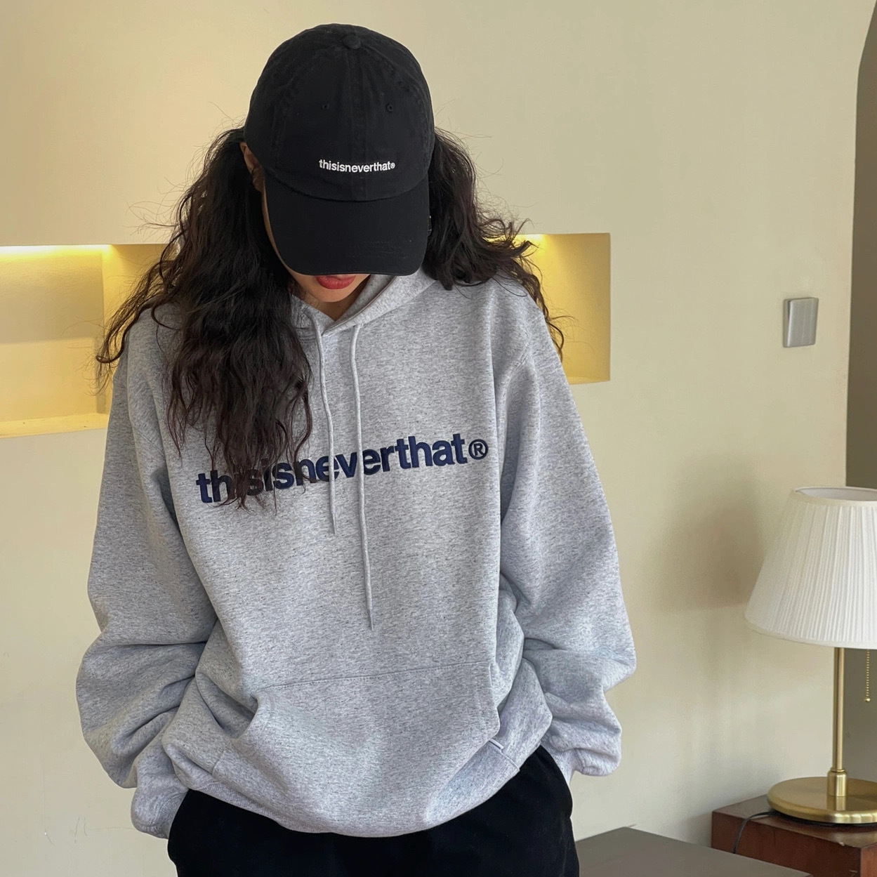 🇰🇷 THISISNEVERTHAT T-Logo Hoodie 刺繡LOGO 帽T 厚磅 挺版 多色 內刷毛 / 預購