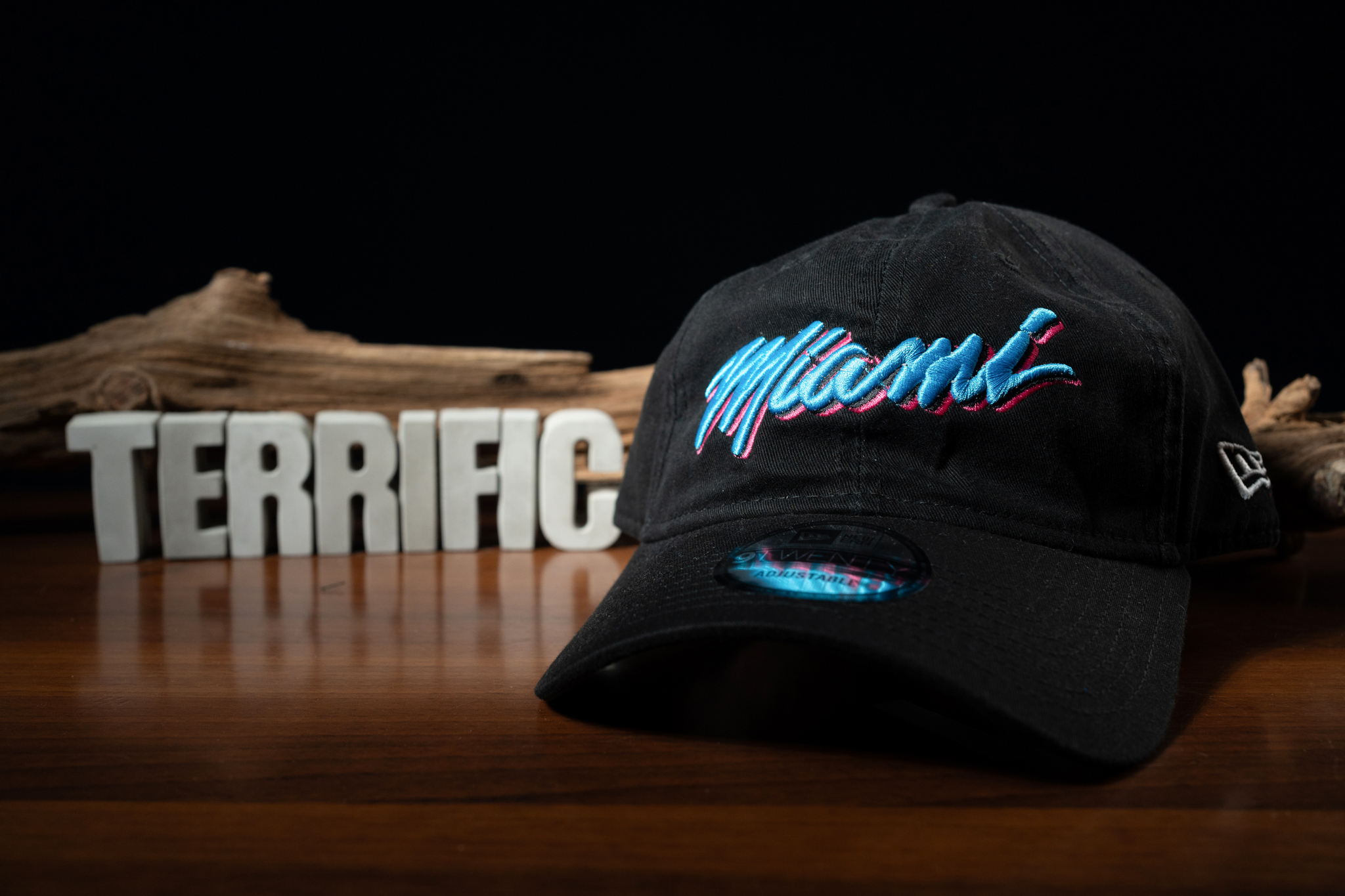 NBA帽子 Miami Heat 邁阿密熱火 城市 黑南灣 老帽 New Era 9TWENTY 可調式 全新