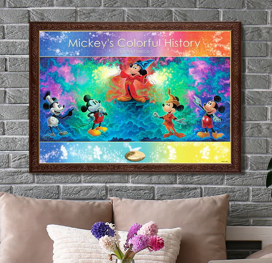 米奇的多彩歷史-特別藝術收藏 (鐳射閃面)