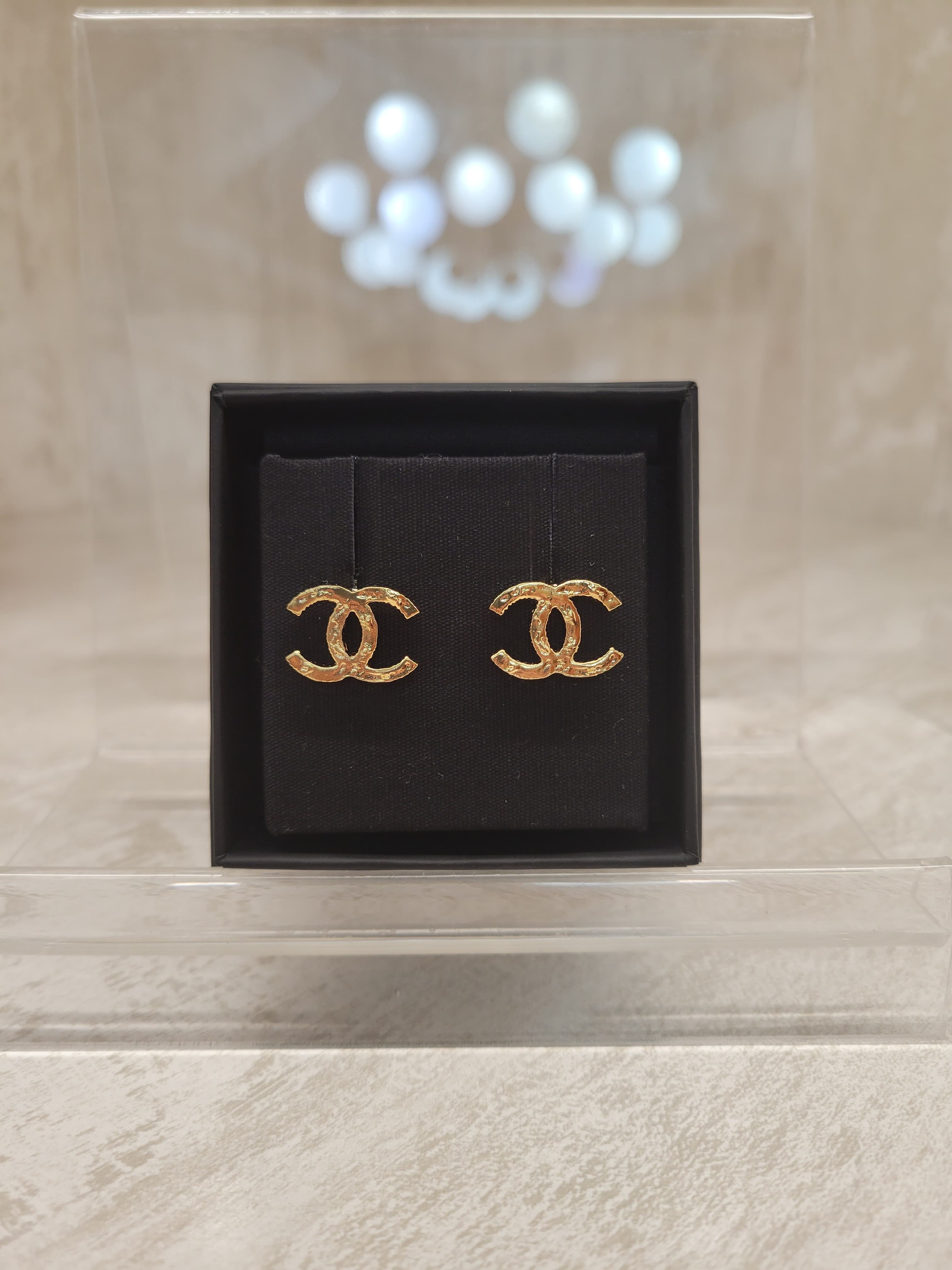 Chanel ABC502 earrings gold 金色耳環
