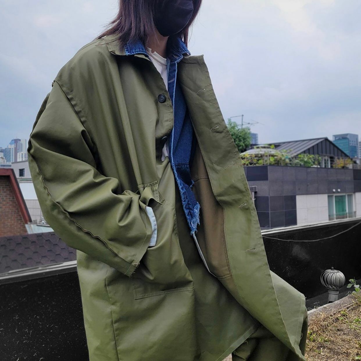 拼色長袖恤衫 JK2422