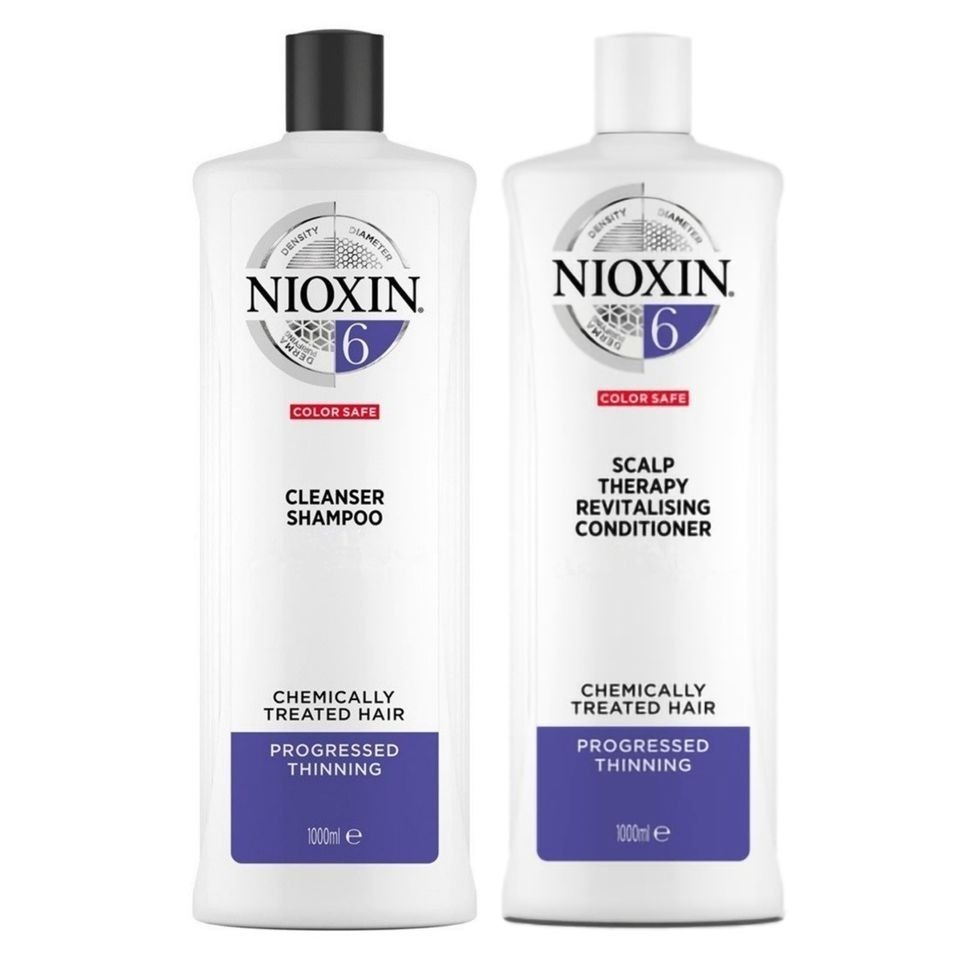 NIOXIN - 麗康絲6號防脫髮洗護套裝 - 1000ml+1000ml