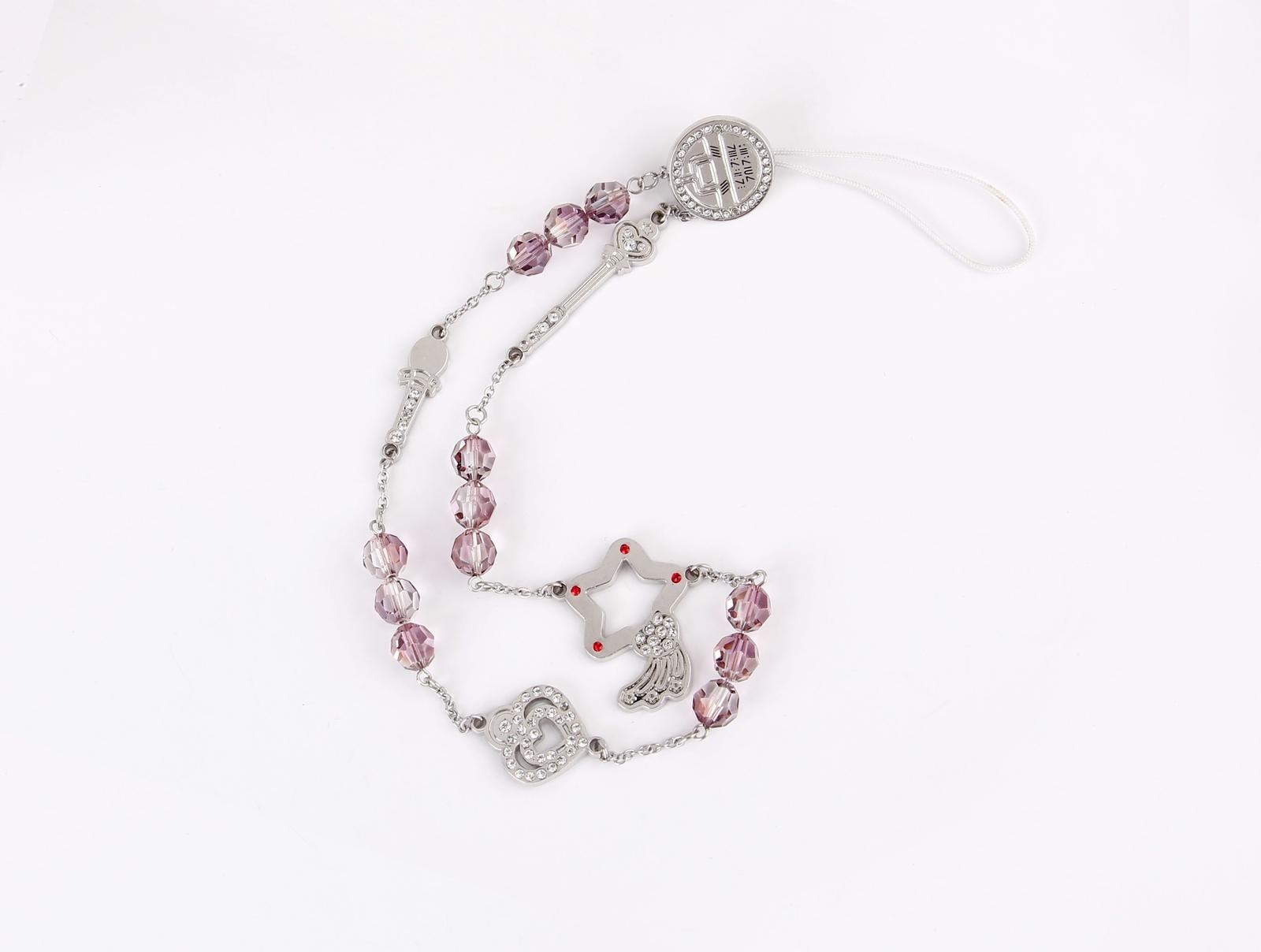 小忌廉電話腕帶（水晶）限量別注