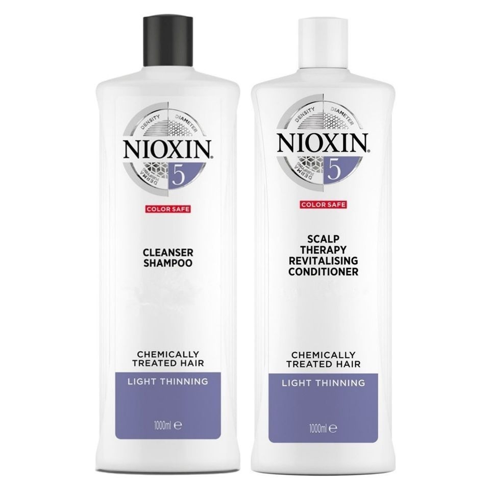 NIOXIN 麗康絲5號防脫髮洗護套裝 - 1000ml+1000ml