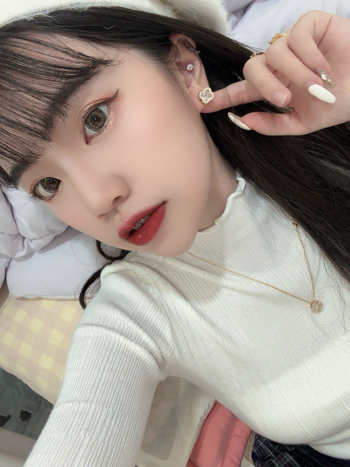 爆閃💎四葉草項鍊/耳環