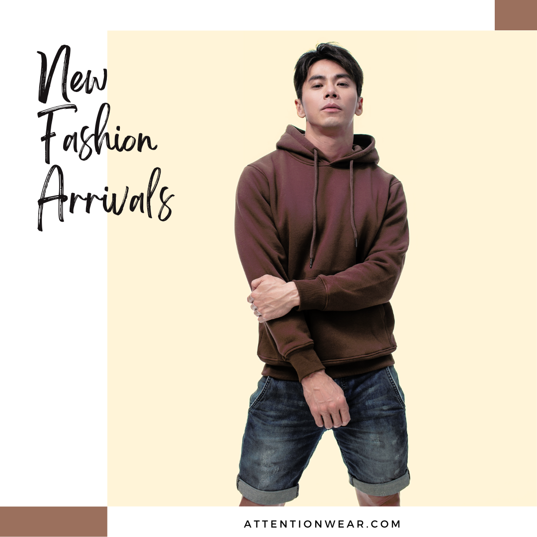 ATTN 連帽舒棉刷毛T-shirt【可可棕】 #帽T #連帽T