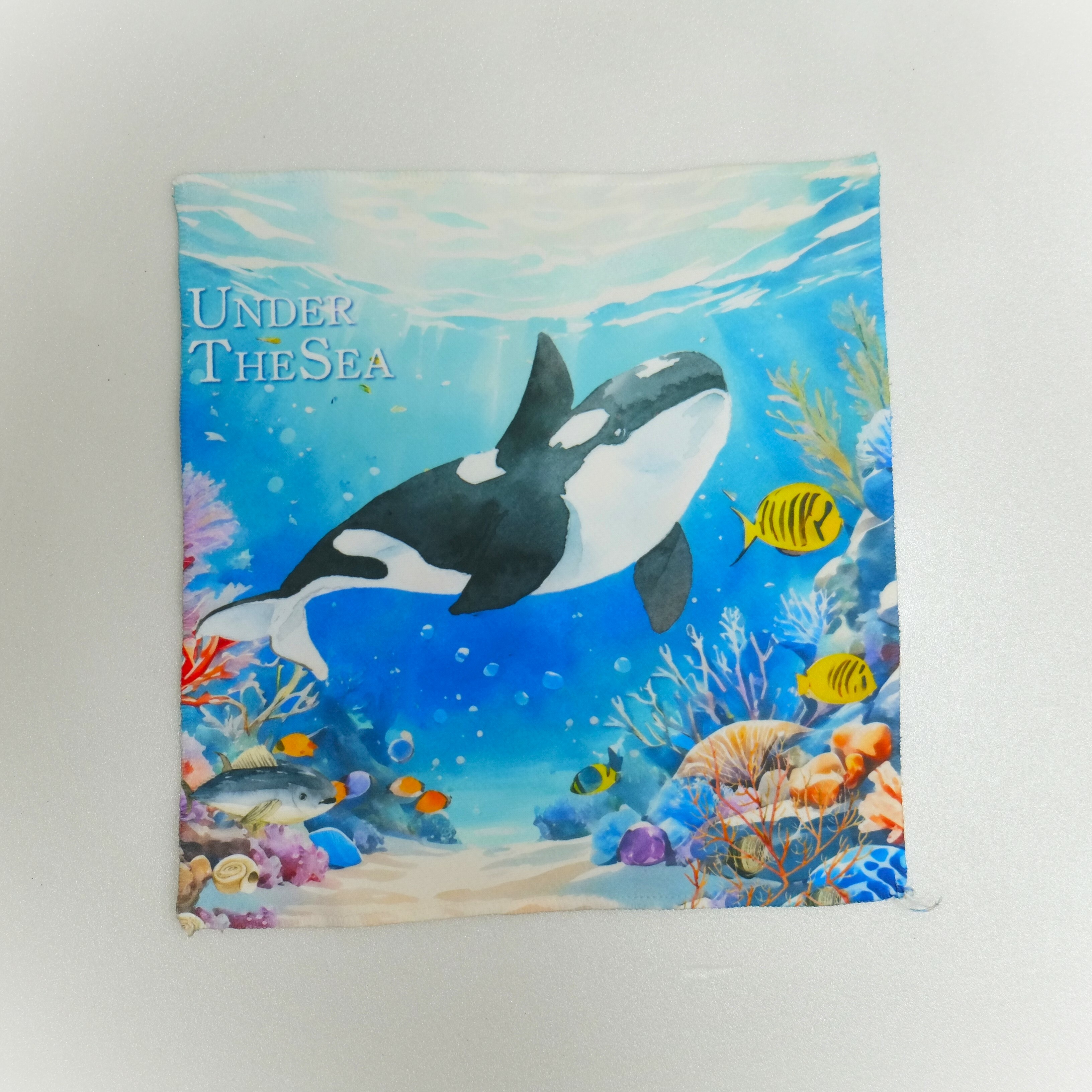 海洋世界小方巾｜《虎鯨》