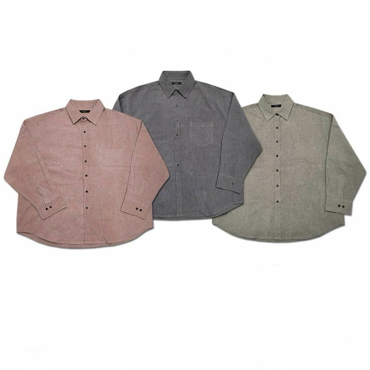 淨色長袖恤衫 S2195