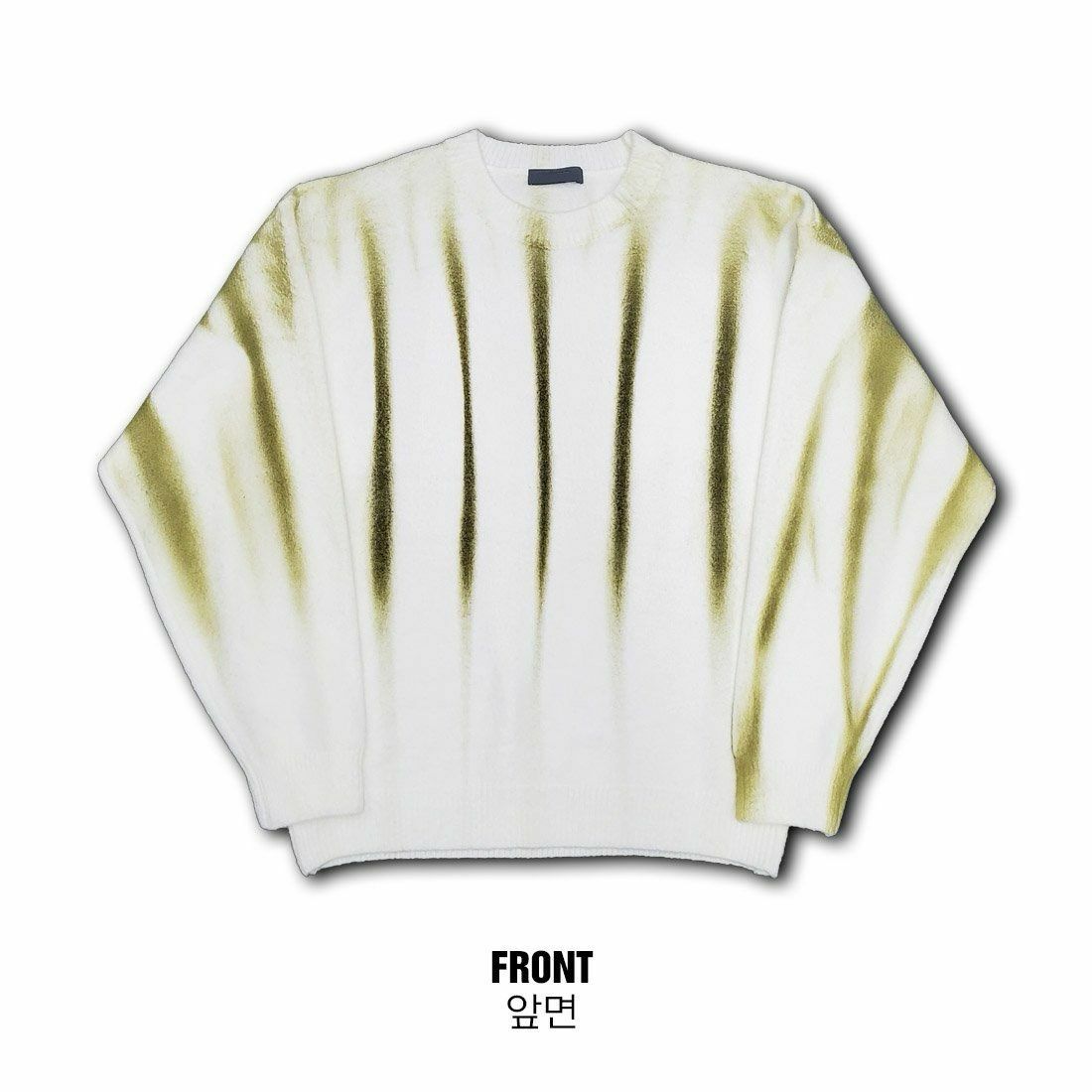 圓領條紋針織衫 T5234