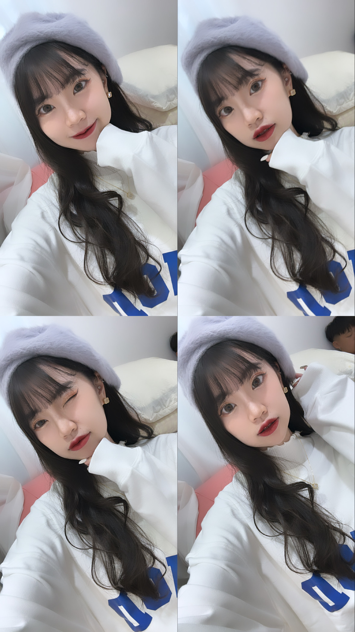 水貂毛貝雷帽🐰