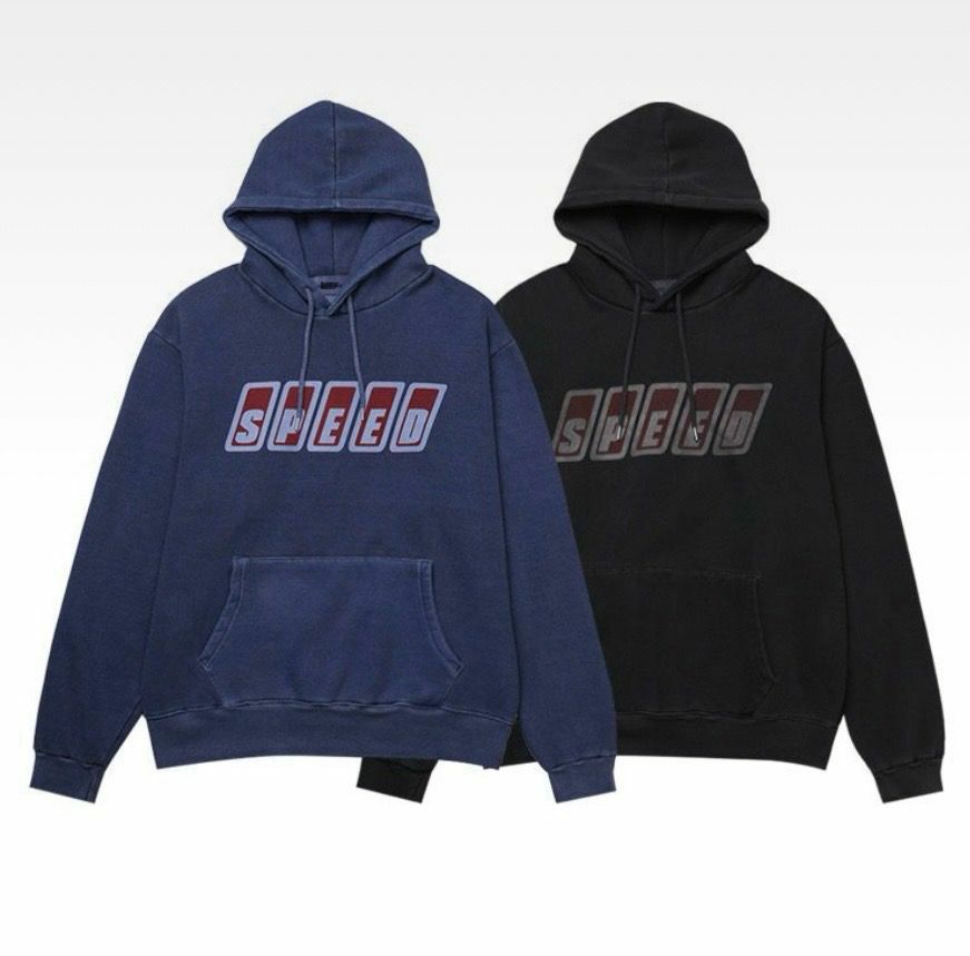 英文字連帽衛衣(薄抓毛底) T5236