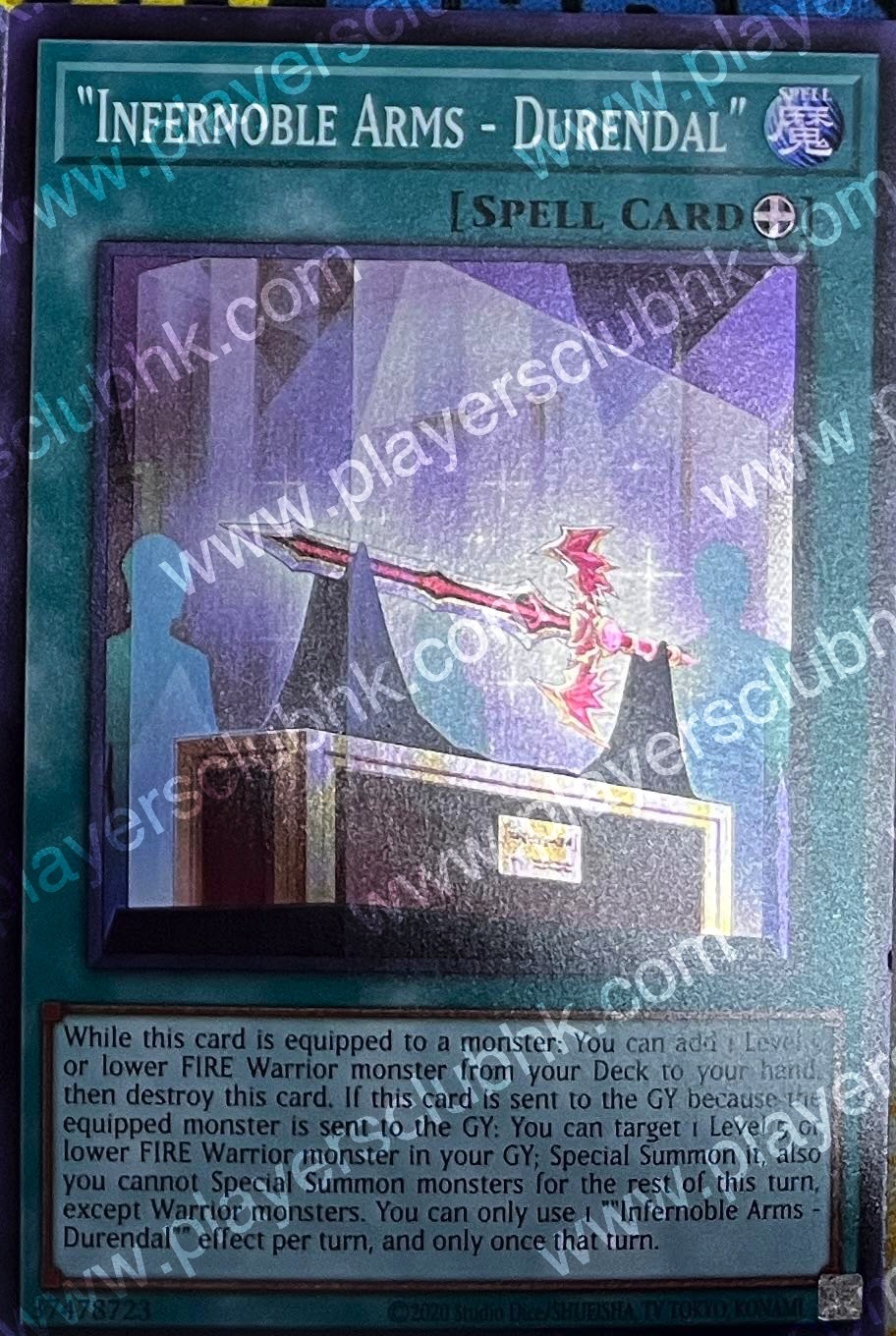 Thẻ Bài Yugioh Chính Hãng | "Infernoble Arms - Durendal" | AMDE Rare