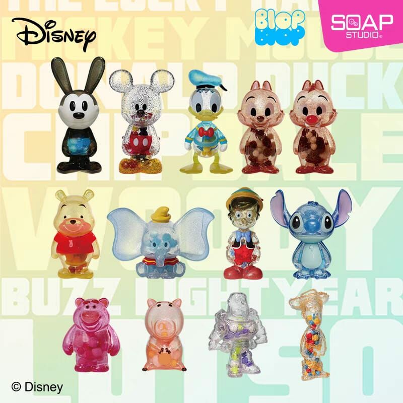 Soap Studio Disney Blop Blop Series Desktop Figure Set
